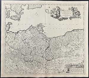 Seller image for Map of Notherrn Germany for sale by Trillium Antique Prints & Rare Books