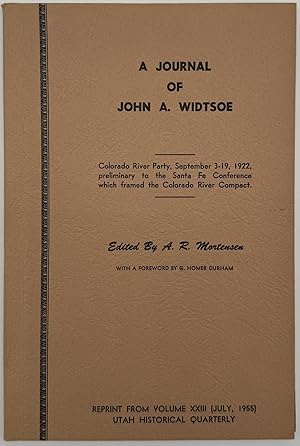 Seller image for A Journal of John A. Widtsoe for sale by Ken Sanders Rare Books, ABAA