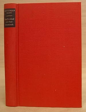 Bild des Verkufers fr Briefwechsel Mit Paul Hindemith zum Verkauf von Eastleach Books