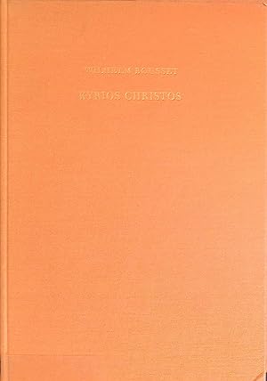 Bild des Verkufers fr Kyrios Christos. Geschichte des Christusglaubens von den Anfngen des Christentums bis Irenaeus zum Verkauf von books4less (Versandantiquariat Petra Gros GmbH & Co. KG)