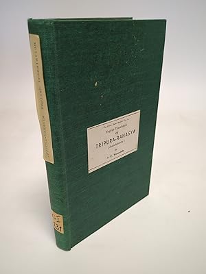 Bild des Verk�ufers f�r Tripura-Rahasya (Jnanakhanda). English Translation and A Comparative Study of the Process of Individuation. zum Verkauf von Antiquariat Bookfarm