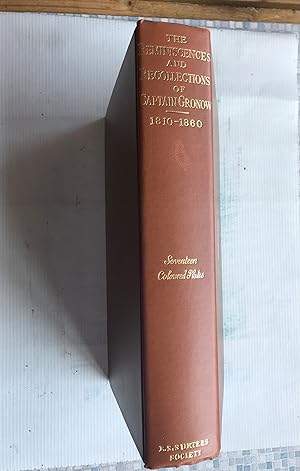Immagine del venditore per The Reminiscences and Recollections of Captain Gronow: Anecdotes of the Camp, the Court and the Clubs at the close of the last war with France; Recollections and Anecdotes venduto da Beach Hut Books
