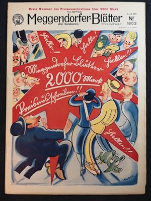 Imagen del vendedor de Meggendorfer-Bl�tter (Der Guckkasten). Nr. 1803. 16. Juli 1925. a la venta por ANTIQUARIAT Franke BRUDDENBOOKS