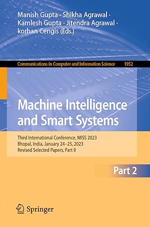Seller image for Machine Intelligence and Smart Systems for sale by moluna