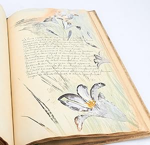 Poèmes de Stéphane Mallarmé  Recueil de poésie manuscrit
