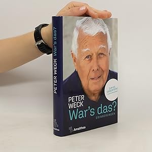 Bild des Verkufers fr War's das?: Erinnerungen zum Verkauf von Bookbot