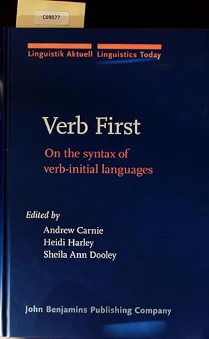 Bild des Verkufers fr Verb first. On syntax of verb initial languages. zum Verkauf von Antiquariat Bookfarm