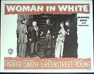 Immagine del venditore per The Woman in White Lobby Card #8 1948 Best shot of top cast! venduto da AcornBooksNH