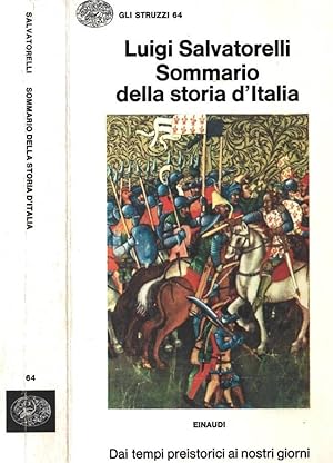 Imagen del vendedor de Sommario della storia d'Italia dai tempi preistorici ai nostri giorni a la venta por Biblioteca di Babele