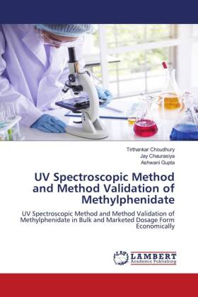 Imagen del vendedor de UV Spectroscopic Method and Method Validation of Methylphenidate a la venta por moluna
