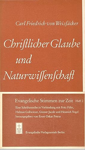 Seller image for Christlicher Glaube und Naturwissenschaft, for sale by Versandantiquariat Hbald