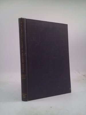 Imagen del vendedor de D H LAWRENCE'S LETTERS TO BERTRAND RUSSELL a la venta por ThriftBooksVintage