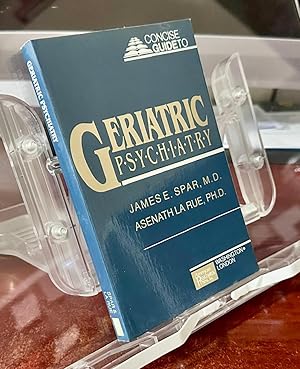 Seller image for Concise Guide to Geriatric Psychiatry (Concise Guides) for sale by Big Boy Fine Books & Collectibles