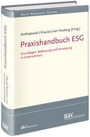 Bild des Verk�ufers f�r Praxishandbuch ESG zum Verkauf von buchversandmimpf2000