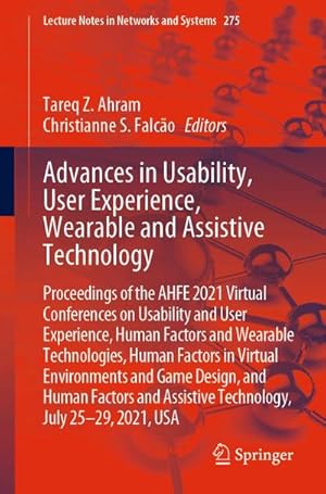 Immagine del venditore per Advances in Usability, User Experience, Wearable and Assistive Technology venduto da buchversandmimpf2000
