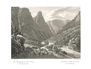 Immagine del venditore per L'entr�e dans la Serra en venant de Bormio venduto da Sergio Trippini