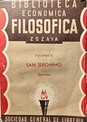 Seller image for EP�STOLAS SELECTAS DE SAN GER�NIMO. TRADUCCI�N DIRECTA DE FRANCISCO L�PEZ CUESTA for sale by Ziggurat Libros