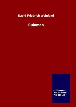 Immagine del venditore per Rulaman venduto da buchversandmimpf2000