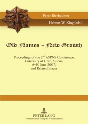 Bild des Verkufers fr Old Names - New Growth zum Verkauf von buchversandmimpf2000