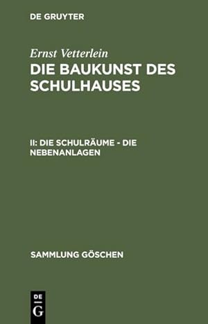 Imagen del vendedor de Die Schulr�ume - die Nebenanlagen a la venta por buchversandmimpf2000
