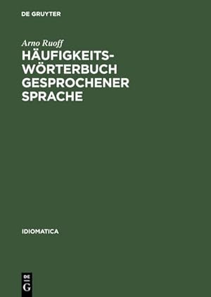 Immagine del venditore per H�ufigkeitsw�rterbuch gesprochener Sprache venduto da buchversandmimpf2000