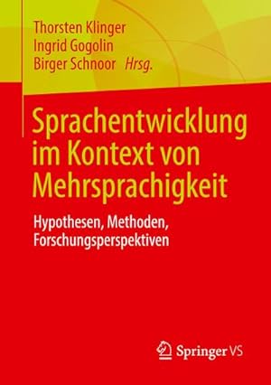 Imagen del vendedor de Sprachentwicklung im Kontext von Mehrsprachigkeit a la venta por buchversandmimpf2000