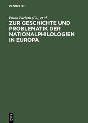 Immagine del venditore per Zur Geschichte und Problematik der Nationalphilologien in Europa venduto da buchversandmimpf2000