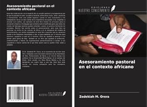 Immagine del venditore per Asesoramiento pastoral en el contexto africano venduto da buchversandmimpf2000