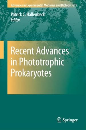 Immagine del venditore per Recent Advances in Phototrophic Prokaryotes venduto da buchversandmimpf2000