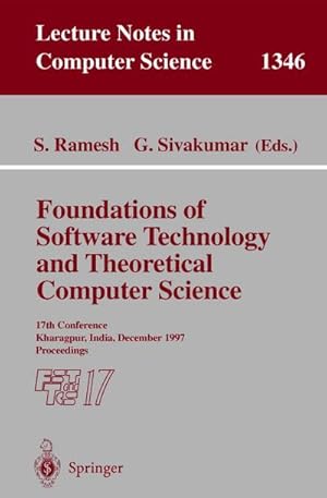 Image du vendeur pour Foundations of Software Technology and Theoretical Computer Science mis en vente par buchversandmimpf2000