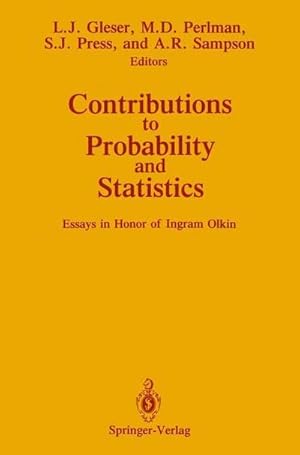 Imagen del vendedor de Contributions to Probability and Statistics a la venta por buchversandmimpf2000
