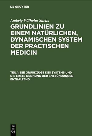 Bild des Verkufers fr Die Grundzge des Systems und die erste Ordnung der Entzndungen enthaltend zum Verkauf von buchversandmimpf2000