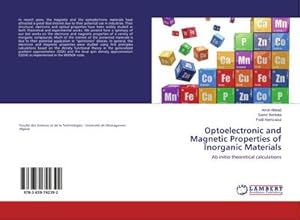 Bild des Verkufers fr Optoelectronic and Magnetic Properties of Inorganic Materials zum Verkauf von buchversandmimpf2000