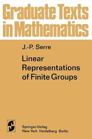 Immagine del venditore per Linear Representations of Finite Groups venduto da buchversandmimpf2000