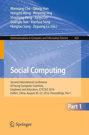 Bild des Verkufers fr Social Computing zum Verkauf von buchversandmimpf2000