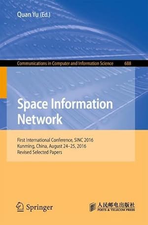 Immagine del venditore per Space Information Networks venduto da buchversandmimpf2000