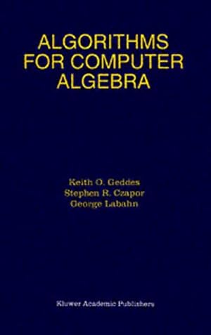 Imagen del vendedor de Algorithms for Computer Algebra a la venta por buchversandmimpf2000