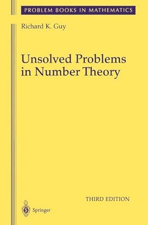Bild des Verkufers fr Unsolved Problems in Number Theory zum Verkauf von buchversandmimpf2000