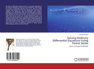 Bild des Verkufers fr Solving Ordinary Differential Equations Using Power Series zum Verkauf von buchversandmimpf2000