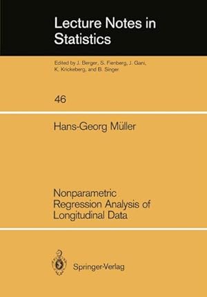 Bild des Verkufers fr Nonparametric Regression Analysis of Longitudinal Data zum Verkauf von buchversandmimpf2000