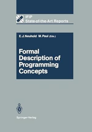 Seller image for Formal Description of Programming Concepts for sale by buchversandmimpf2000