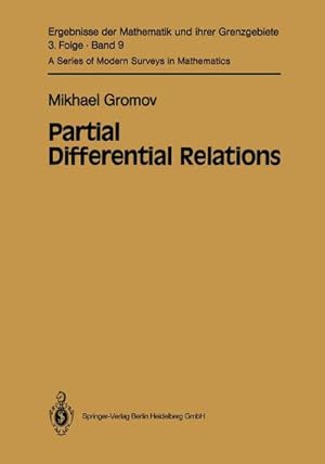 Immagine del venditore per Partial Differential Relations venduto da buchversandmimpf2000