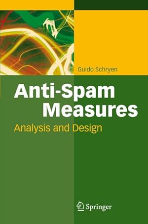Immagine del venditore per Anti-Spam Measures venduto da buchversandmimpf2000