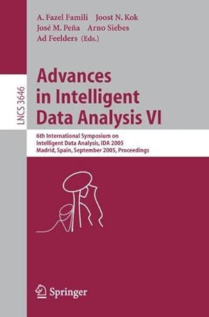 Immagine del venditore per Advances in Intelligent Data Analysis VI venduto da buchversandmimpf2000
