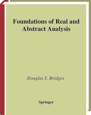 Immagine del venditore per Foundations of Real and Abstract Analysis venduto da buchversandmimpf2000