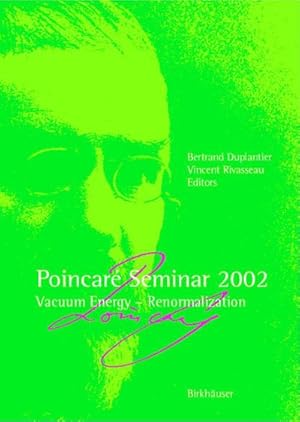 Bild des Verkufers fr Poincar Seminar 2002 zum Verkauf von buchversandmimpf2000