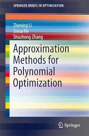 Bild des Verkufers fr Approximation Methods for Polynomial Optimization zum Verkauf von buchversandmimpf2000