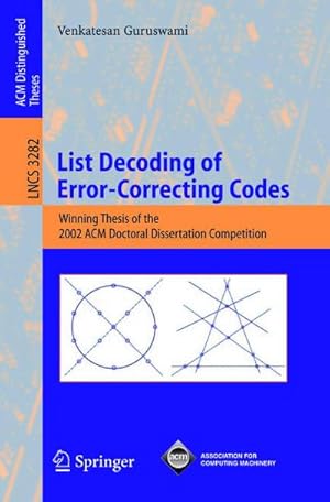 Image du vendeur pour List Decoding of Error-Correcting Codes mis en vente par buchversandmimpf2000