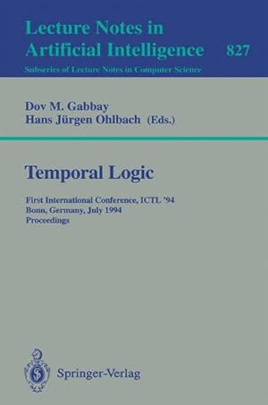 Seller image for Temporal Logic for sale by buchversandmimpf2000
