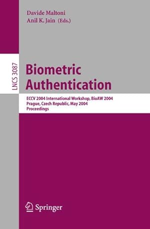 Immagine del venditore per Biometric Authentication venduto da buchversandmimpf2000